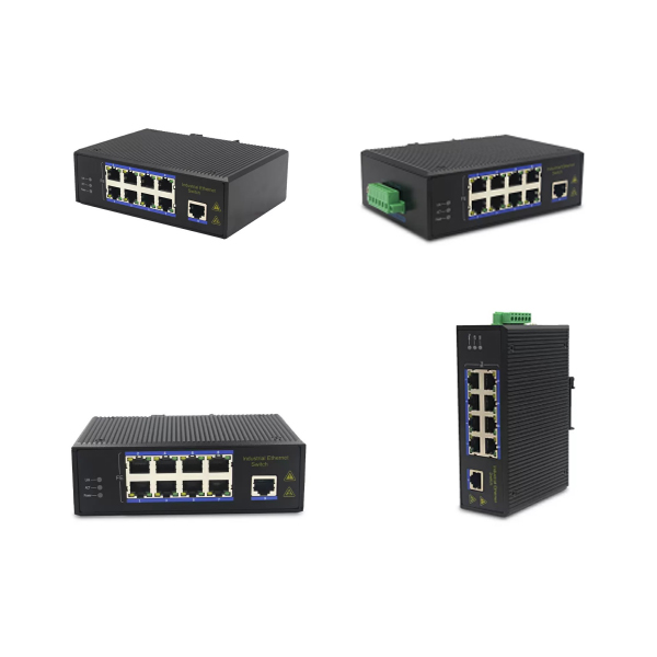 Industrial CCTV PoE switch 8 port 10100Mbps+1 port uplink