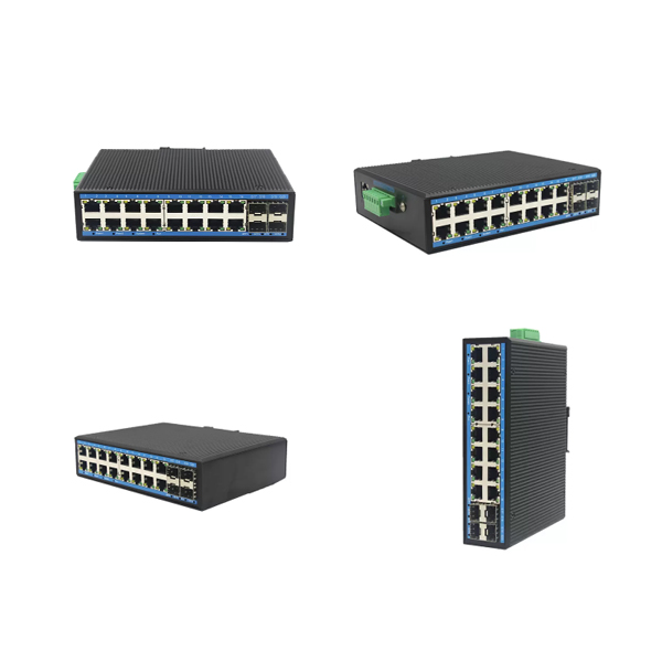 16 port managed Industrial PoE switch plus 4G SFP uplink IP40 protection no fans 16 port POE WPX-GSP-M-SFP