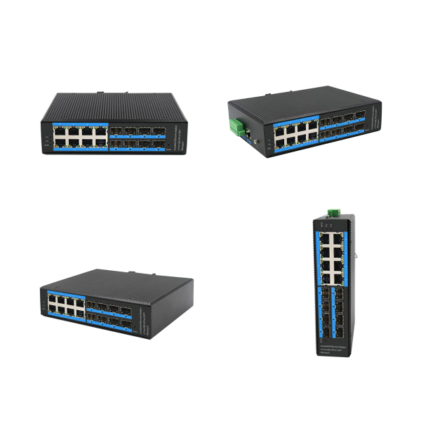 ndustrial grade rugged 8 port gigabit + 8 port SFP uplink L2 managed switch 8 port POE WPX-88GSP-M-SFP