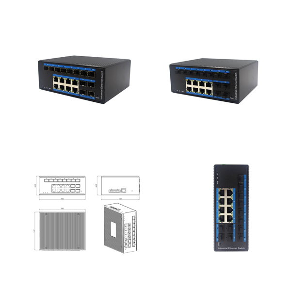 L2+Industrial Ethernet SwitchesWPX-128BGSP-SFP