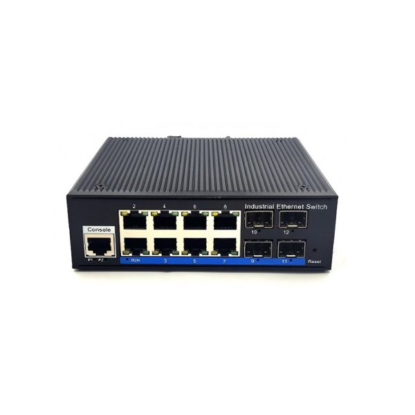 Alliuminun L2+ Managed Poe Switch 8-Port RJ45 And 4-Port SFP WPX-48BGSP-MN-SFP